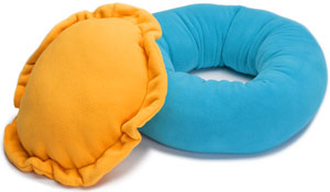 Blue Hawaii Cozy Puff dog bed