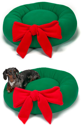 Christmas Dog Bed