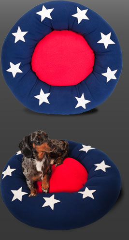 Fourth of July Dog Bed